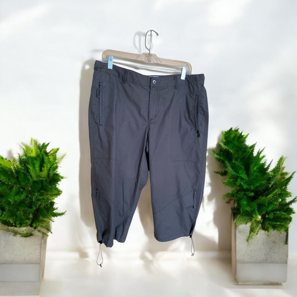 Columbia Gray Outdoor Hiking Capris for Women, Gently Used Condition, Size 14